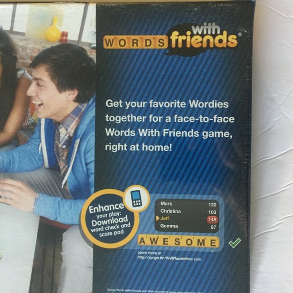 NEW Zynga / Hasbro Words with Friends Board Game - Picture 8 of 8